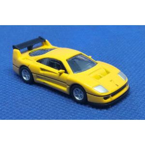 Модель Ferrari micro cars F40 Competizione в масштабі 1:100 (жовтий)