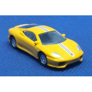 Модель Ferrari micro cars Challenge Stradale в масштабі 1:100 (жовтий)