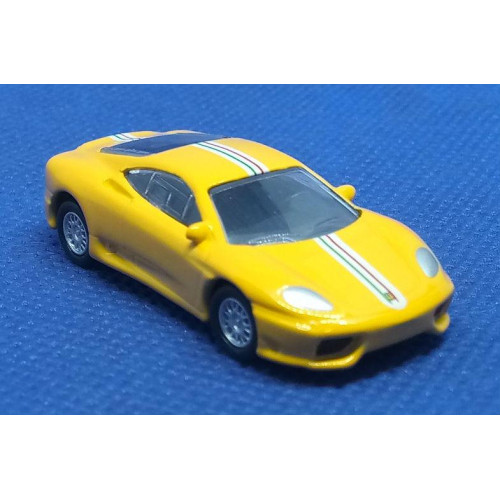 Модель Ferrari micro cars Challenge Stradale в масштабі 1:100 (жовтий)