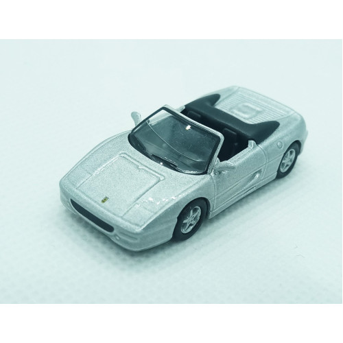 Модель Ferrari micro cars F355 Spider в масштабі 1:100 (сріблястий)