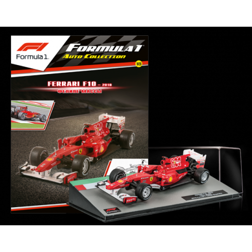 Formula 1 Auto Collection №18 - Ferrari F10 - Феліпе Маса (2010) | Колекційна модель 1:43 | Centauria
