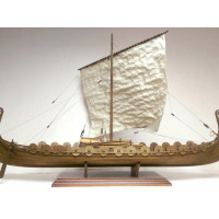 Драккар вікінгів модель дерев'яна | Комплект для збірки моделі 1:25 | Pavel Nikitin™