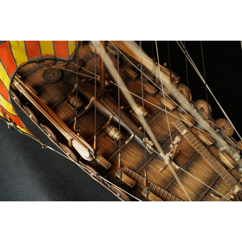 Драккар вікінгів модель дерев'яна | Комплект для збірки моделі 1:25 | Pavel Nikitin™