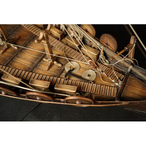 Драккар вікінгів модель дерев'яна | Комплект для збірки моделі 1:25 | Pavel Nikitin™