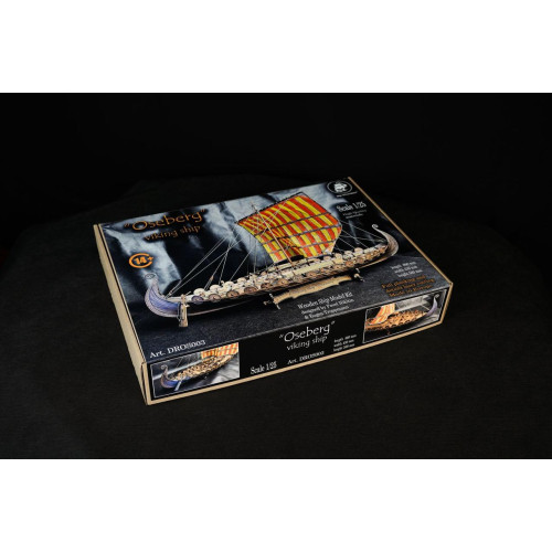 Драккар вікінгів модель дерев'яна | Комплект для збірки моделі 1:25 | Pavel Nikitin™