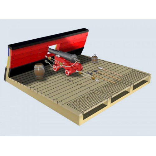 Гармата на палубі XVIII століття (1:48) Україна