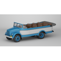 Автолегенды Спецвипуск №4 Курортний автобус ЦАРМ | Колекційна модель 1:43 | Деагостини