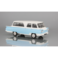 Автолегенди №65 "Старт" білий з голубим | Колекційна модель 1:43 | DeAgostini