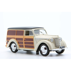 Автолегенди №77 Москвич-400-422 бежевий | Колекційна модель 1:43 | DeAgostini