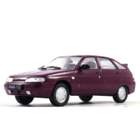 Автолегенди №183 ВАЗ-2112 «Лада» бордовий | Колекційна модель 1:43 | DeAgostini