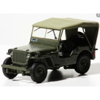Автолегенди №186 JEEP WILLYS (США) хакі | Колекційна модель 1:43 | DeAgostini