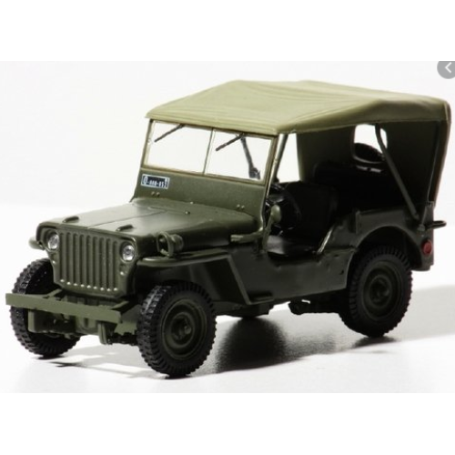 Автолегенди №186 JEEP WILLYS (США) хакі | Колекційна модель 1:43 | DeAgostini