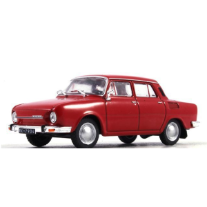 Автолегенди №188 ŠKODA-100 (Чехословаччина) червоний | Колекційна модель 1:43 | DeAgostini