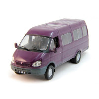 Автолегенди №194 ГАЗ-3221 «Газель» фіолетовий | Колекційна модель 1:43 | DeAgostini