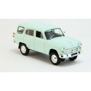 Автолегенди №209 Москвич-411 салатовий | Колекційна модель 1:43 | DeAgostini