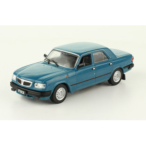 Автолегенди №211 ГАЗ-31105 «Волга» темно-синій | Колекційна модель 1:43 | DeAgostini