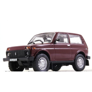 Автолегенди №213 ВАЗ-21213 «Нива» вишневий | Колекційна модель 1:43 | DeAgostini