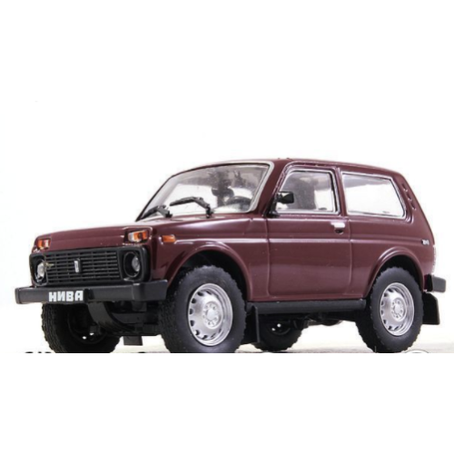 Автолегенди №213 ВАЗ-21213 «Нива» вишневий | Колекційна модель 1:43 | DeAgostini