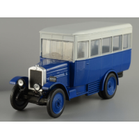 Автолегенди №217 АМО Ф-15 автобус синій з білим | Колекційна модель 1:43 | DeAgostini