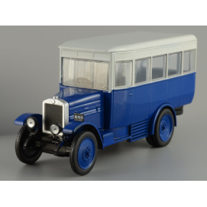 Автолегенди №217 АМО Ф-15 автобус синій з білим | Колекційна модель 1:43 | DeAgostini