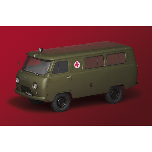 Автолегенди №244 УАЗ-452А хакі | Колекційна модель 1:43 | DeAgostini