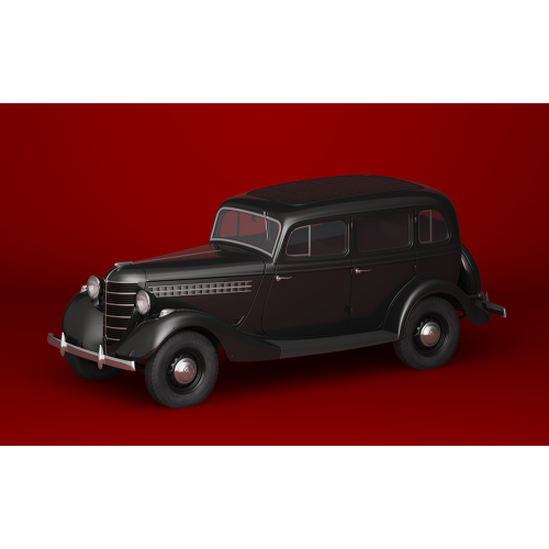 Автолегенди №255 ГАЗ-11-73 чорний | Колекційна модель 1:43 | DeAgostini