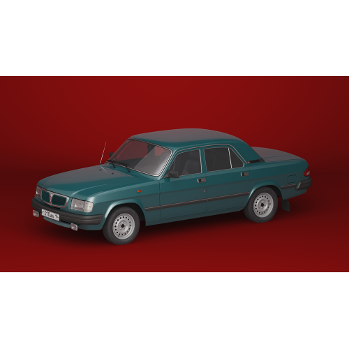 Автолегенди №257 ГАЗ-3110 «Волга» морська хвиля | Колекційна модель 1:43 | DeAgostini