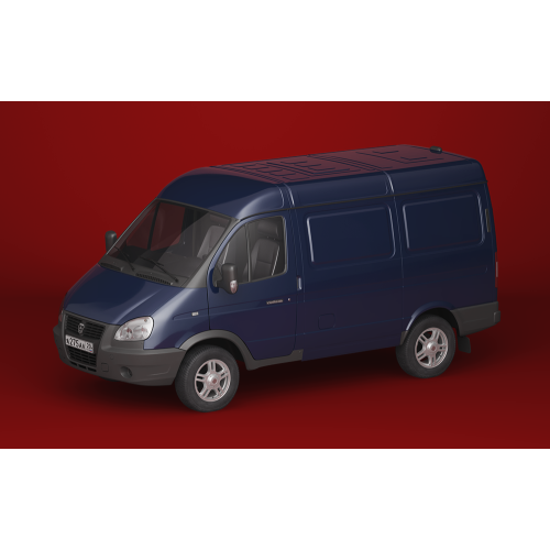 Автолегенди №258 ГАЗ-27527 «Соболь» темно-синій | Колекційна модель 1:43 | DeAgostini