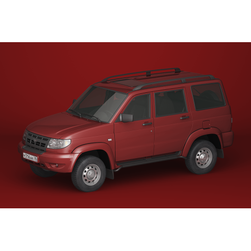 Автолегенди №259 УАЗ-3163 «Патріот» вишневий | Колекційна модель 1:43 | DeAgostini