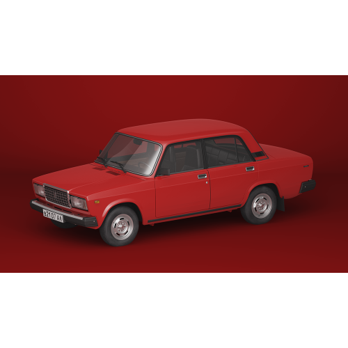 Автолегенди №262 ВАЗ-2107 «Жигулі» червоний | Колекційна модель 1:43 | DeAgostini