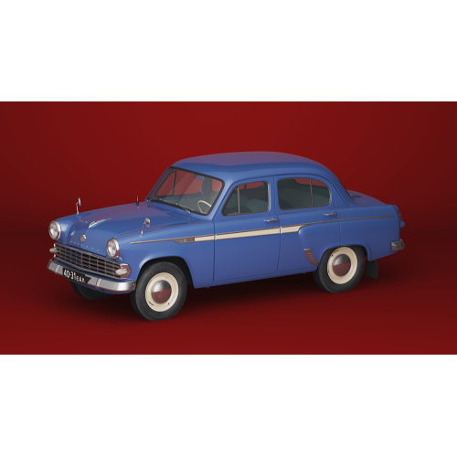Автолегенди №263 Москвич-403 блакитний | Колекційна модель 1:43 | DeAgostini