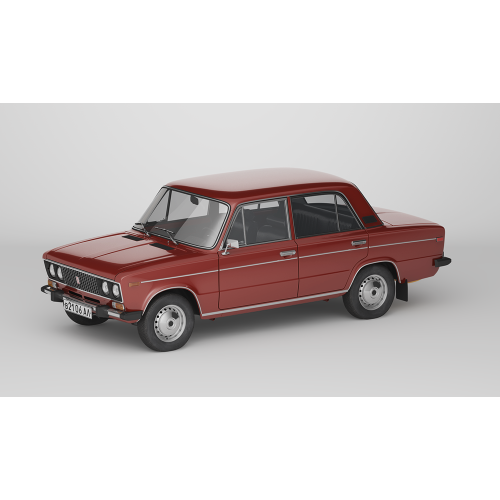 Автолегенди №266 ВАЗ-2106 «Жигулі» вишневий | Колекційна модель 1:43 | DeAgostini