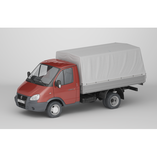 Автолегенди №267 ГАЗ-3302-288 «Газель-Бізнес» темно-червоний | Колекційна модель 1:43 | DeAgostini